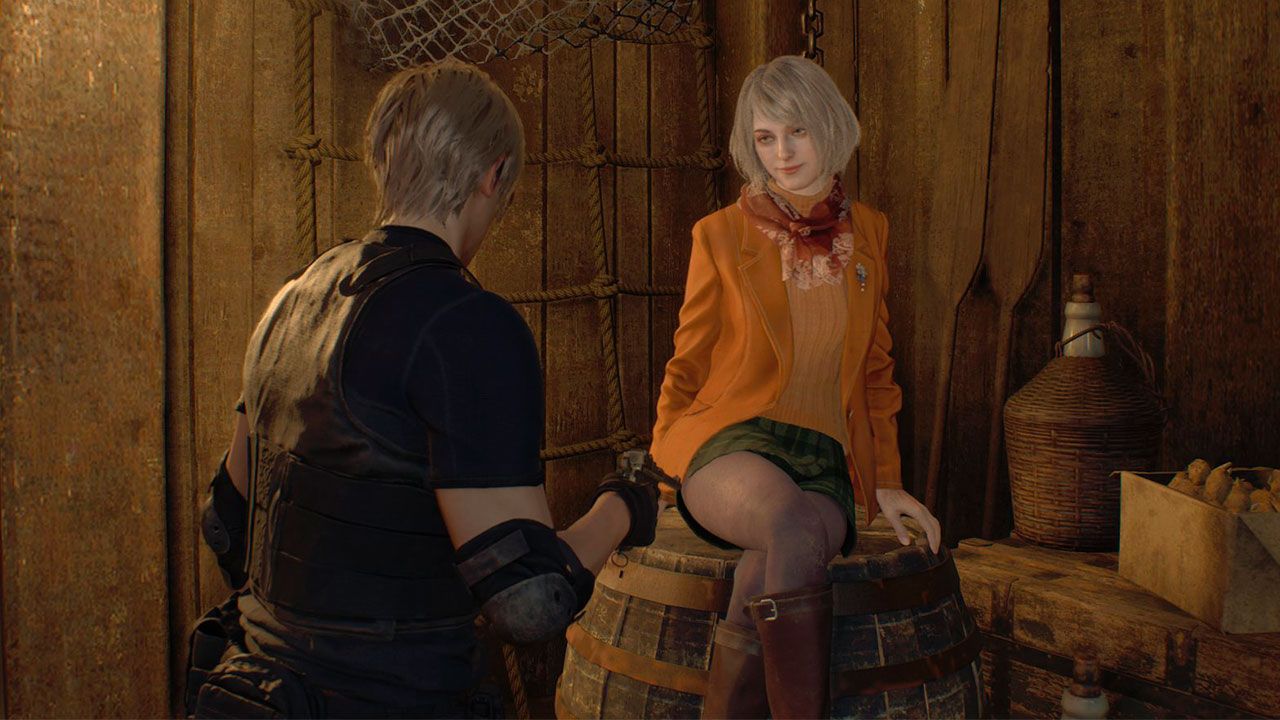 Modelo de Ashley em Resident Evil 4 Remake comenta trailer: 'Quase chorei